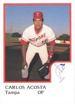 1986 ProCards Tampa Tarpons #NNO Carlos Acosta Front