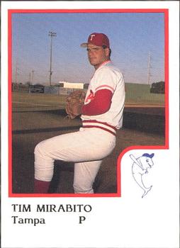 1986 ProCards Tampa Tarpons #NNO Tim Mirabito Front