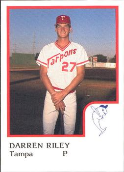 1986 ProCards Tampa Tarpons #NNO Darren Riley Front