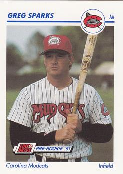 1991 Line Drive AA #117 Greg Sparks Front