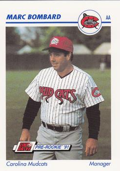 1991 Line Drive AA #124 Marc Bombard Front