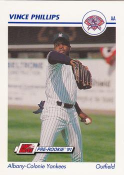 1991 Line Drive AA #12 Vince Phillips Front