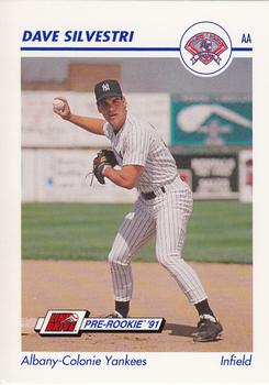 1991 Line Drive AA #15 Dave Silvestri Front