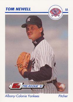 1991 Line Drive AA #16 Tom Newell Front