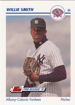 1991 Line Drive AA #17 Willie Smith Front