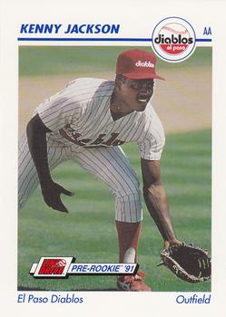 1991 Line Drive AA #187 Kenny Jackson Front