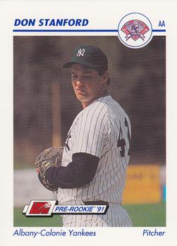 1991 Line Drive AA #19 Don Stanford Front
