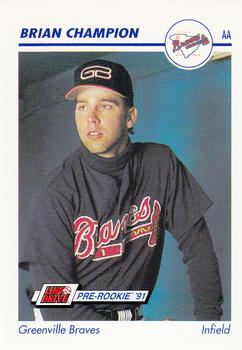 1991 Line Drive AA #203 Brian Champion Front