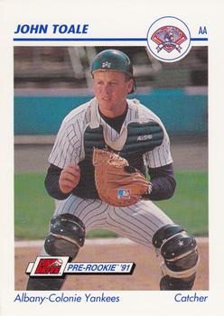 1991 Line Drive AA #21 John Toale Front