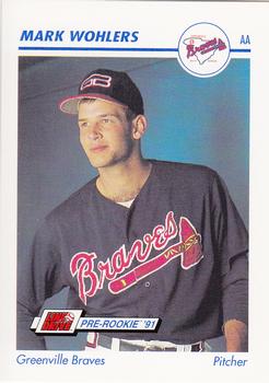 1991 Line Drive AA #223 Mark Wohlers Front