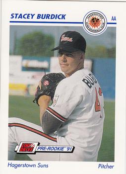 1991 Line Drive AA #227 Stacey Burdick Front
