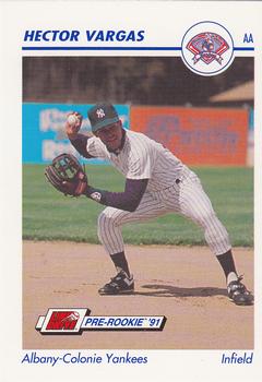 1991 Line Drive AA #22 Hector Vargas Front