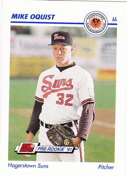 1991 Line Drive AA #241 Mike Oquist Front