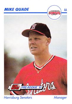 1991 Line Drive AA #274 Mike Quade Front