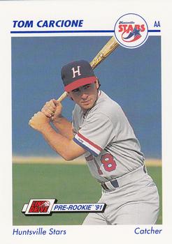 1991 Line Drive AA #281 Tom Carcione Front