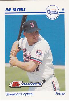 1991 Line Drive AA #314 Jimmy Myers Front