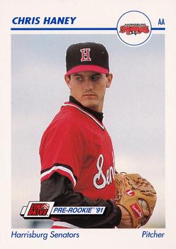 1991 Line Drive AA #255 Chris Haney Front