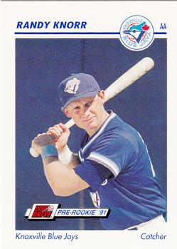 1991 Line Drive AA #361 Randy Knorr Front