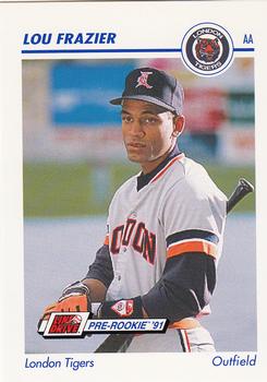 1991 Line Drive AA #383 Lou Frazier Front