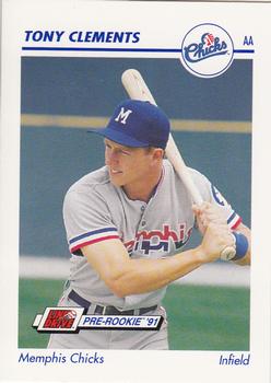 1991 Line Drive AA #403 Tony Clements Front