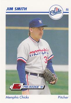 1991 Line Drive AA #418 Jim Smith Front