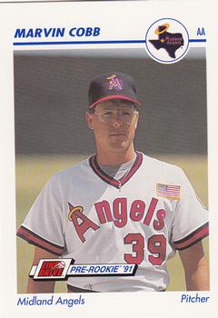 1991 Line Drive AA #430 Marvin Cobb Front