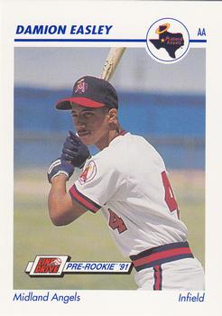 1991 Line Drive AA #433 Damion Easley Front