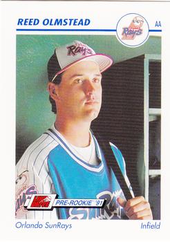 1991 Line Drive AA #490 Reed Olmstead Front