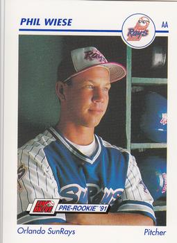 1991 Line Drive AA #498 Phil Wiese Front