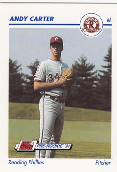 1991 Line Drive AA #506 Andy Carter Front