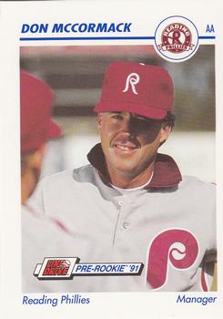 1991 Line Drive AA #524 Don McCormack Front