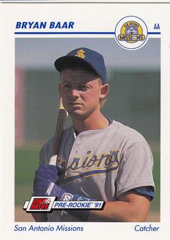 1991 Line Drive AA #528 Bryan Baar Front