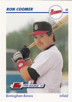 1991 Line Drive AA #55 Ron Coomer Front