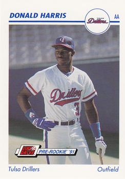 1991 Line Drive AA #583 Donald Harris Front
