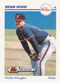1991 Line Drive AA #623 Brian Wood Front