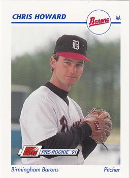 1991 Line Drive AA #62 Chris Howard Front