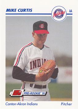 1991 Line Drive AA #80 Mike Curtis Front