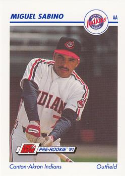 1991 Line Drive AA #94 Miguel Sabino Front