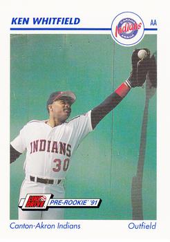 1991 Line Drive AA #98 Ken Whitfield Front