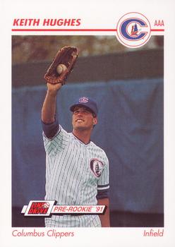 1991 Line Drive AAA #106 Keith Hughes Front