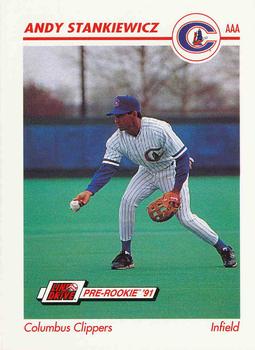 1991 Line Drive AAA #120 Andy Stankiewicz Front