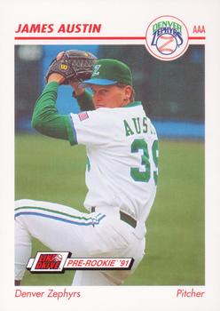 1991 Line Drive AAA #127 James Austin Front
