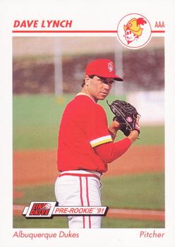 1991 Line Drive AAA #13 Dave Lynch Front