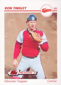 1991 Line Drive AAA #171 Ron Tingley Front