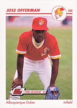 1991 Line Drive AAA #17 Jose Offerman Front
