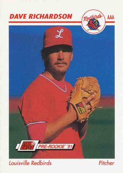 1991 Line Drive AAA #244 Dave Richardson Front