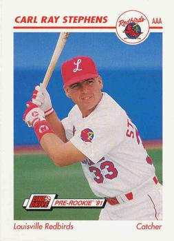1991 Line Drive AAA #248 Carl Ray Stephens Front