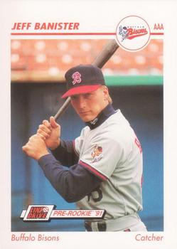 1991 Line Drive AAA #26 Jeff Banister Front