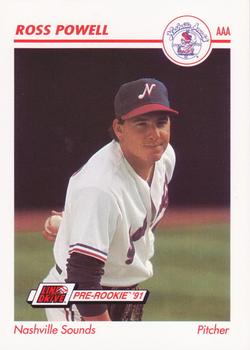 1991 Line Drive AAA #270 Ross Powell Front