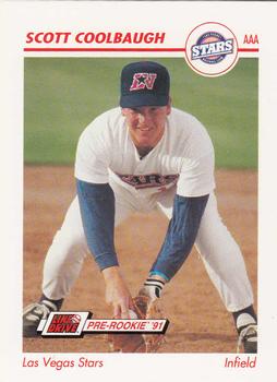 1991 Line Drive AAA #280 Scott Coolbaugh Front